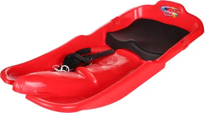 Produktbild von SuperJet Kunststoffschlitten rot