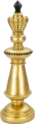 Immagine prodotto di Mauro Ferretti scacchi re Ø 11x32,5 cm decorazione oro nero