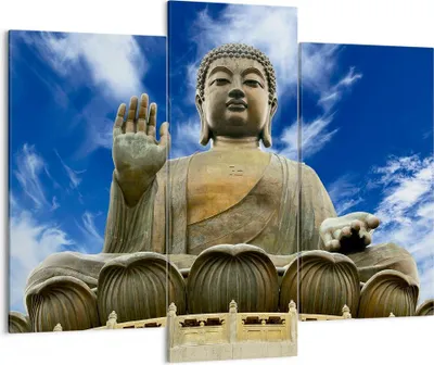 Produktbild von Bild auf Leinwand - Leinwandbild - Asien buddha kultur - 130x100cm - Wand Bild - Wanddeko - Leinwanddruck - Bilder - Kunstdruck - Wanddekoration - Leinwand bilder - Wandkunst - CB130x100-2114