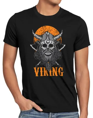 Produktbild von style3 Skull Viking Herren T-Shirt