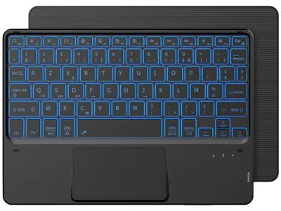 Imagen del producto de Teclado Bluetooth con touchpad, inalámbrico y con retroiluminación en 7 colores