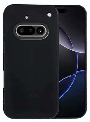 Immagine prodotto di Per Nothing Phone 3a Custodia protettiva in silicone TPU Cover flessibile Custodia ultrasottile Nero