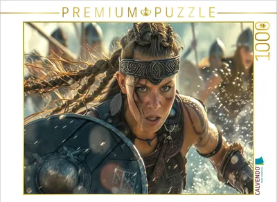 Produktbild von CALVENDO Puzzle Mutige Kämpferin | 1000 Teile Lege-Größe 64x48cm Foto-Puzzle für glückliche Stunden