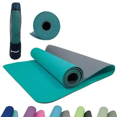 Produktbild von Famanu Yogamat Antislip - PVC-frei, 183 x 61 x 0,4 cm, ideal für Yoga und Bodenübungen
