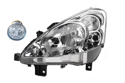 Produktbild von Scheinwerfer passend für Peugeot Partner 7 04/2008 -02/12 H4 Li. + Nebel 00006208K4 6208K4 00006204Q0 00006208E1 00006206J6 9648947780 Johns