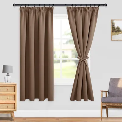 Produktbild von Verdunkelungsvorhang mit Kräuselband für Kinderzimmer, 160x140 cm, 2er Set