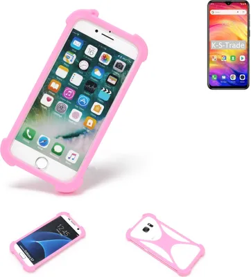 Produktbild von K-S-Trade Handy Hülle kompatibel mit Ulefone Note 7 Schutz Hülle Bumper Silikon Schutz Hülle Cover Case Silikoncase Silikonbumper TPU Softcase