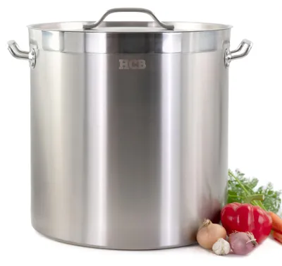 Produktbild von HCB Kochtopf - alle Wärmequellen - 50 Liter - Edelstahl - 7297