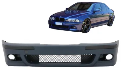 Imagen del producto de Paragolpes delantero para BMW Serie 5 E39 (1995-2003) con diseño M5, incluye la rejilla inferior.