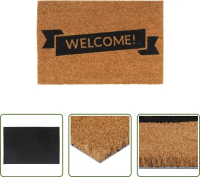 Obrázek produktu pro The Living Store Přírodní rohožka 40x60 cm Kokosové vlákno Tufted