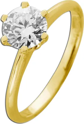 Produktbild von Verlobungsring Gold 585 14K Lab Grown Diamant 1.0ct 19