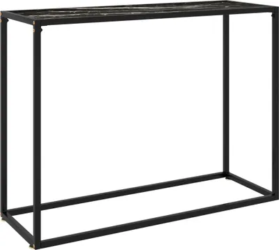 Obrázek produktu pro Konzolový stolek černý 100 x 35 x 75 cm tvrzené sklo