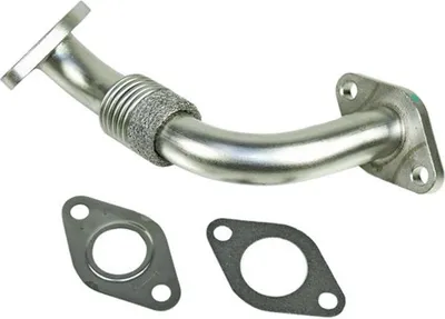 Imagen del producto de Tubería de la válvula AGR, parte inferior, con juntas METZGER, compatible con, entre otros, vehículos VW Passat