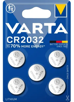 Image de 10x VARTA piles bouton CR2032 5er piles lithium 3V montres Industrial Universal