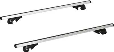 Image de Barres de toit pour voiture - Barres transversales - 135 cm en aluminium - capacité de charge 75 kg - adaptables universellement