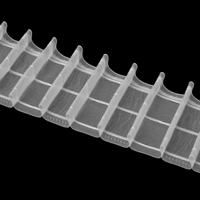 Produktbild von Gardinenband 10m Bleistiftfalte/mit Querfaden Transparent-100mm 1:2