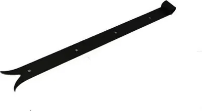 Image de Penture Queue De Carpe Noire Design Traditionnel, Acier Robuste - Lowepro