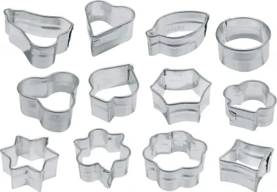Produktbild von 12er Mini Ausstecher Set, 3-4x1,7 cm