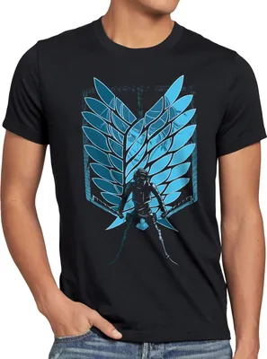 Produktbild von A.N.T. Titan Battle Herren T-Shirt anime on attack aufklärungstruppe