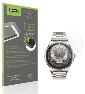 Image de 2x Full Cover mat Film pour Huawei Watch Buds 2 Film de protection ecrán