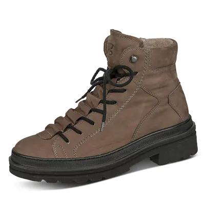 Produktbild von Paul Green Schnürbootie Mit Merinofutter - Beige Nubukleder Größe: 37.5 Normal