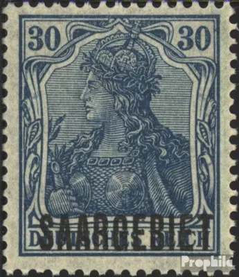Produktbild von Briefmarken Saarland 1920 Mi 47 gestempelt Germania