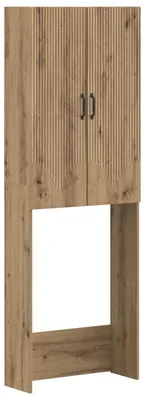 Image de vidaXL Armoire de toilette HOORN, chêne artisanal, 66 x 25,5 x 190 cm