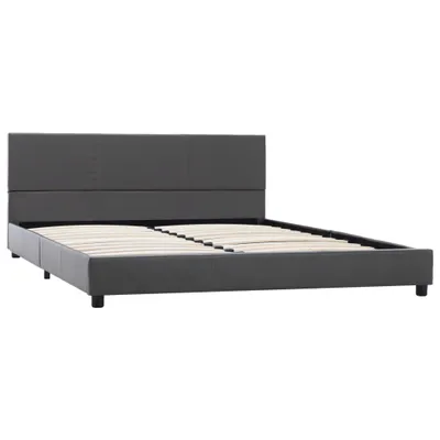 Immagine prodotto di vidaXL Struttura letto in Pelle finta grigia 120x200 cm