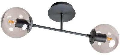 Productafbeelding van Glazen plafondlamp Davina 2-lichts