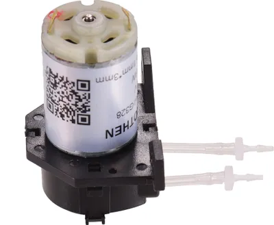Obrázok produktu pre GROTHEN DC 12V dávkovacie čerpadlo Peristaltické čerpadlo Mini vodné čerpadlo na kvapaliny Peristaltická hlavica samonasávacia funkcia pre akvárium Laboratórna chemická analýza Dávkovanie prísad, L štýl