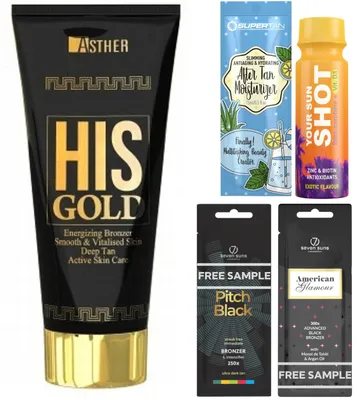 Immagine prodotto di Asther His Gold Bronzer Per Uomo Set Per L'Abbronzatura