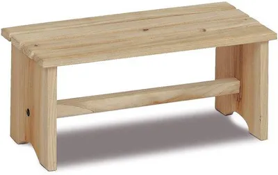Produktbild von Hauskollektion Holzfußbank, 35 x 17,5 x 15,5 cm