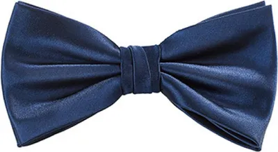 Produktbild von Satin Bow Tie - Farbe: Navy - Größe: One Size