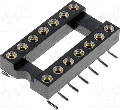 Produktbild von 1x Sockel: DIP 0÷85°C DS1001-02-14N13 Präzisionssockel 7,62mm    PIN: 14