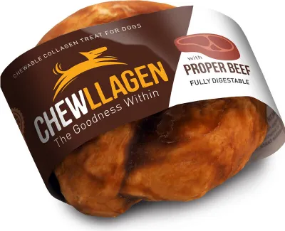 Productafbeelding van Hondensnacks Chewllagen, rundvlees, 15 stuks