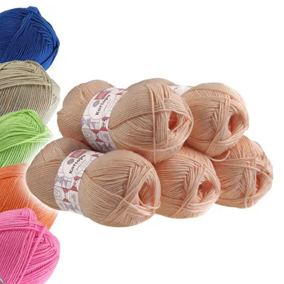 5x100g Strickgarn Kartopu BABY ONE hellapricot