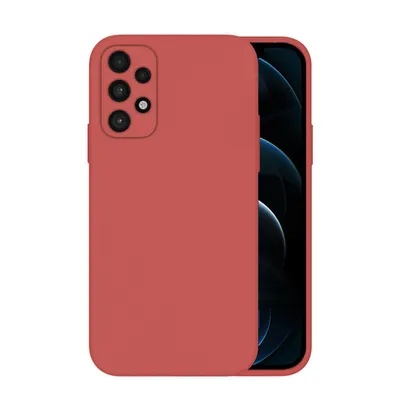Produktbild von Hülle für Samsung Galaxy A52 Case Cover Bumper Silikon Softgrip Schutzhülle Farbe: Rot