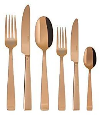 Produktbild von Sambonet Flat Edelstahl/PVD Kupfer Besteck 72tlg.Mono S0015-S00018-62712C79