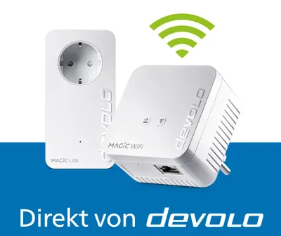 Obrázek produktu pro devolo Magic 1 WiFi mini Powerline WLAN zesilovač 2x adaptér