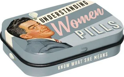 Produktbild von Nostalgic-Art - Pillendose - Say it 50's - Understanding Women #2