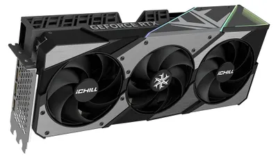 Zdjęcie produktu dla INNO3D iChill GeForce RTX 5080 X3 V2, GeForce RTX 5080, 16 GB, GDDR7, 256 bit, 7680 x 4320 px, PCI Express 5.0