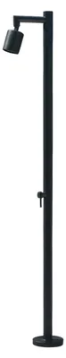 Produktbild von Eichenwald Modell 70 Gartendusche mit Heizband Frosto in Schwarz