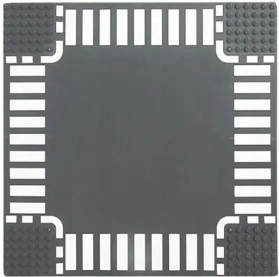 Produktbild von Falcon Bauplatte 32x32 Noppen Straßenmuster kompatibel