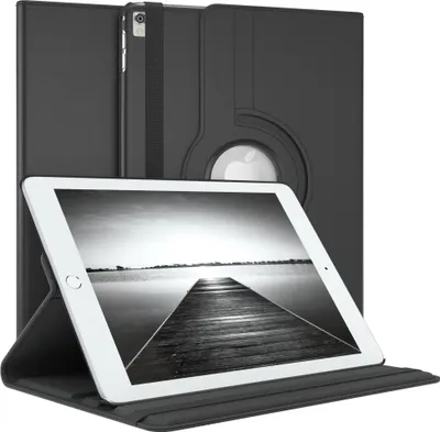 Produktbild von EAZY CASE - Tablet Hülle für Apple iPad Pro 9,7" (2016) Schutzhülle, Tablet Case 360° drehbar in Schwarz