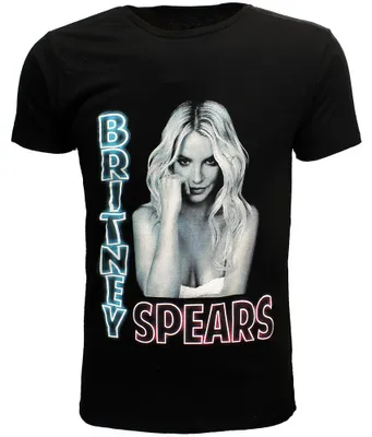 Zdjęcie produktu dla Koszulka Britney Spears z neonowym nadrukiem – rozmiar L