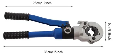 Produktbild von Hydraulischer Presszangensatz CW1632 - Manuell - 10 Tonnen - TH16/TH20/TH26/TH32-Pressbacken - 360° drehbarer Kopf - Tragbarer Werkzeugkoffer - Für PEX-, PB-, Aluminium- und Kunststoffrohre
