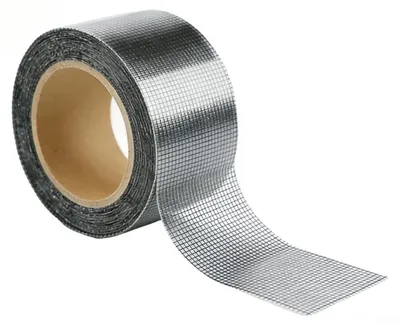 Obrázok produktu pre Opravná páska na sieť proti hmyzu, sklolaminát, 5 cm x 5 m, čierna, na okná
