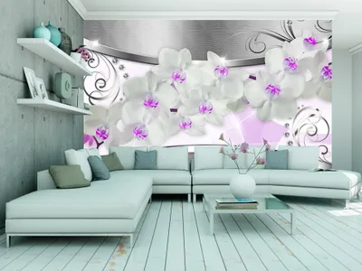Zdjęcie produktu dla Fototapeta flizelinowa 400x280 cm fototapeta XXL kwiaty orchidea natura b-A-0111-a-d