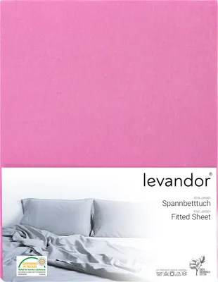 Produktbild von Spannbettlaken Bettlaken 100% Baumwolle Jersey  Standard 100 (60 x 120 cm - 70 x 140 cm), Steghöhe 15cm, Altpink