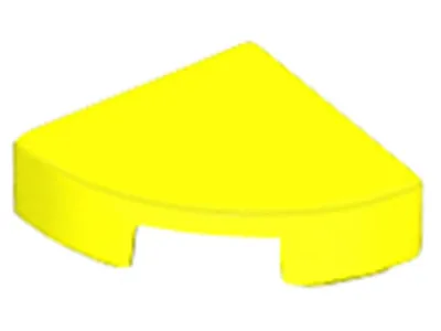 Zdjęcie produktu dla Lego® 1x1 Tiles Round Corner 25269 - 50 elementów Neon Yellow